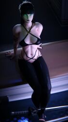 3d blender charlotte_(fortnite) feet fortnite glowing_eyes stirrup_legwear tagme yazz_3d