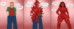 red she-hulk from marvel by diggerman
