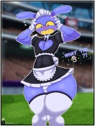 1boy 2d jax_(the_amazing_digital_circus) maid_jax_(the_amazing_digital_circus) male male_only r1ggto tagme the_amazing_digital_circus