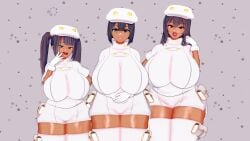 3d 3d_(artwork) 3d_model 3d_render 3girls aether_foundation aether_foundation_employee aether_foundation_employee_(female) big_breasts brat bratty breasts female game_freak huge_breasts koikatsu lipstick long_hair long_hair_female milf model_showcase multiple_girls pokemon pokemon_sm short_hair short_hair_female twintails twintails_(hairstyle) wasabi_udon03