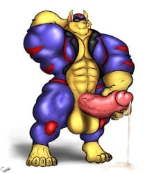 abs biceps domestic_cat feline male muscles muscular muscular_arms muscular_legs muscular_male muscular_thighs pecs penis swat_kats t-bone uniparasite