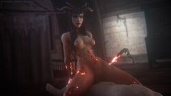 16:9_aspect_ratio 1boy 1girls 3d 3d_render abs areolae arm_support arms_behind_back black_hair breasts breasts_apart brown_hair chains completely_nude cowgirl_position cowgirl_position dark_messiah_of_might_and_magic dark_room demon demon_girl demon_horns demon_tail erect_nipples erection eye_contact eyelashes eyeliner eyeshadow faceless faceless_human faceless_male female female_focus fire fit_female fpsblyck fringe high_resolution horn horns human_on_fantasy-race indoors large_breasts large_filesize light-skinned_male light_skin long_hair looking_at_viewer makeup male medium_breasts might_and_magic monster_girl muscle navel nipples nude on_top open_mouth out_of_frame paipan parted_lips penetration penis png purple_hair sex sitting skinny slim slit_pupils solo_focus spread_legs straddling straight succubus tail tattoo toned_female trembling vagina vaginal_penetration xana xana_(might_and_magic) yellow_eyes