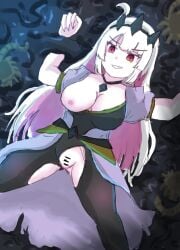 alie alien_(franchise) background big_breasts friday_night_funkin friday_night_funkin_mod giantess nikusa_(sugarratio) pale-skinned_female white_hair