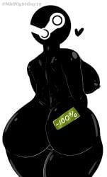 1girls 2d 2d_(artwork) alternate_version_available artist_name black_body black_skin bottom_heavy bubble_butt child_bearing_hips colored_skin completely_nude completely_nude_female curvaceous curvaceous_female curvy_female curvy_hips female female_focus female_only fit fit_female hourglass_figure huge_areolae huge_ass huge_breasts huge_nipples large_areolae large_ass large_breasts large_nipples midnightguy19 nude nude_female simple_background solo solo_female solo_focus steam_(software) thick_thighs toned toned_body toned_female toned_stomach top_heavy valve watermark white_background wide_hips
