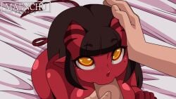 1boy 1girls 2d ahe_gao animated animated_internal_view anus areolae black_hair bouncing_breasts breasts completely_nude cowgirl_position cum cum_in_pussy cum_in_uterus cum_inside demon demon_girl demon_horns ejaculation fellatio female happy_sex heart_(marking) highres internal_cumshot internal_view large_breasts long_hair looking_at_viewer maenchu male meru_(merunyaa) meruccubus_(merunyaa) moaning nipple_piercing nipples nude nude_female open_mouth original paizuri pierced_nipples piercing pleasured_female pointy_ears pussy red_skin sex smiling_at_viewer sound succubus tagme tongue tongue_out uncensored vaginal_penetration vaginal_sex video x-ray yellow_eyes