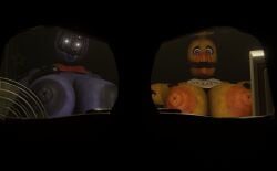 2girls 3d canonical_scene casual casual_nudity faceless faceless_female female female_only five_nights_at_freddy&#039;s five_nights_at_freddy&#039;s_2 fnaf2_location freddy_mask_(fnaf) gilf handless horror mature_female missing_arm missing_hand monster_girl nightmare_waifu no_face no_hands nude nude_female robot robot_girl rule_63 tagme vensaku withered_bonnie withered_bonnie_(octal) withered_chica withered_chica_(octal)