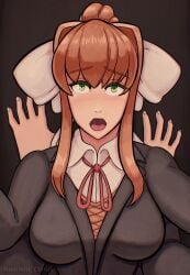 monika (doki doki literature club) from doki doki literature club by magna ferra