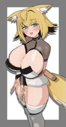 1girls 3d 3d_(artwork) 3d_model 3d_render character_request copyright_request female female_focus female_only fox fox_ears fox_girl fox_tail idohori_people koikatsu light-skinned_female light_skin model_release solo solo_female solo_focus