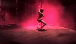 3d big_breasts breasts collar hitman hitman_contact_(2004) hooker io-interactive large_breasts official_art pink_clothing pink_hair pole_dancer pole_dancing prostitution screenshot see-through see-through_top strip_club stripper video_games white_skin whore