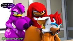 knuckles the echidna from sega by rocketspuff