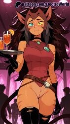 1girls 2025 ai_generated animal_ears artist_name belt blurry blurry_background breasts breasts breasts bust cat_ears cat_girl cat_tail catra chest cup drink drinking_glass drinking_straw electroworld female glass heterochromia hi_res high_quality high_resolution highres long_hair patreon patreon_username she-ra_and_the_princesses_of_power solo stable_diffusion tail thighhighs tray watermark