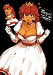 princess peach from mario (series) by iamtadekawa