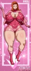 1girls atom_eve bodysuit female female_only huge_breasts invincible standing tight_clothing vn_simp voluptuous
