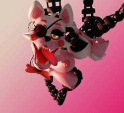 anonymous_artist breasts female female_focus female_only five_nights_at_freddy's five_nights_at_freddy's_2 focus fox horny horny_female looking_at_viewer mangle_(fnaf) mangled_mangle_(fnaf) one_eye_closed