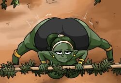 ass ass_body bbw big_ass big_breasts big_butt blind_peacock_draws blind_peacock_draws_(artist) bracelets breasts clothed clothed_alt clothing clothing_alt commission commission_art commissioner_upload daniella_(blindpeacockdraws) earrings female full_body goblin goblin_female goblin_oc green_body green_hair green_skin huge_ass huge_breasts huge_butt jewelry jewelry_only looking_at_viewer max1mus music music_video naked naked_female nicki_minaj_(cosplay) nude_alt original original_art original_artwork original_character pointy_ears ponytail reference reference_image shortstack wobble wobbling wobbling_ass wobbling_butt