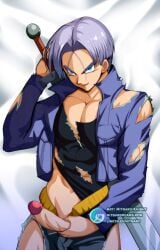commissions_open dragon_ball_z fanart husbando husbandomaterial mitgard-knight mitgardstore trunks_(dragon_ball)