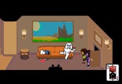 2026 2d accurate_art_style alcohol animated anthro beverage bladedbard bodily_fluids container cup deltarune dialogue drinking_glass drunk ejaculation female female_focus fingering genital_fluids glass glass_container glass_cup group kris_(deltarune) masturbation pixel_(artwork) pixel_animation pixel_art pixelated sans solo sprite substance_intoxication susie_(deltarune) text toriel undertale_(series) vaginal_fluids vaginal_penetration vaginal_squirting wine wine_glass