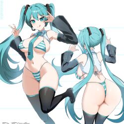 hatsune miku from vocaloid