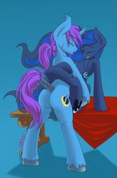 2015 alicorn ass balls equine fan_character female feral friendship_is_magic horn jarwis male mammal my_little_pony penetration princess_luna_(mlp) sex unicorn wings