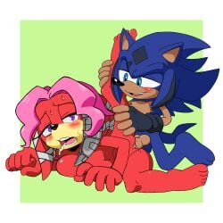 1boy 1girls anthro anthro_on_anthro barefoot blue_eyes blue_fur blush breasts echidna edit edited edited_art fan_character feet furry furry_female furry_male furry_only humanoid_feet leatherruffian leg_up lien-da lying mobian mobian_(species) mobian_echidna oc one_leg_up open_mouth pink_hair purple_eyes pussy red_fur saliva sega sex sidefuck soles sonic_(series) sonic_the_hedgehog_(archie) sonic_the_hedgehog_(comics) sonic_the_hedgehog_(series) spread_legs sweat third-party_edit toes vagina vaginal_penetration vaginal_sex