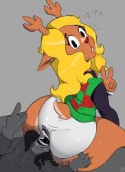 noelle holiday from deltarune by olerito