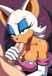 blowjob busty_female furry furry_female hot mrfluffypotato oral_sex rouge_the_bat sexy sonic_the_hedgehog_(series) sucking_cock sucking_penis