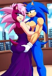 ai_generated ass blue_body breasts incest incest_(lore) magenta_fur male/female pink_hair sex sonia_the_hedgehog sonic_(series) sonic_the_hedgehog sonic_the_hedgehog_(series) sonic_underground sonic_x_sonia straight veiny_penis