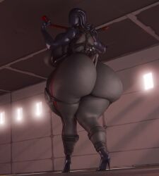 1boy 1girls 3d 3d_(artwork) ass big_ass big_breasts big_butt bigger_female breasts chaos_agent_(fortnite) chaos_director_(fortnite) ctgiantess fortnite fortnite:_battle_royale giantess heels height_difference huge_ass huge_boobs huge_breasts huge_butt larger_female mini_giantess shorter_male size_difference smaller_male standing