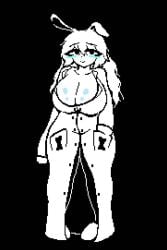 1girls 1gonth alternate_universe breasts female female_only female_sans girl pajamas sans sans_au tagme thighs undertale undertale_(series) undertale_au