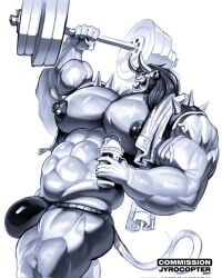 bodybuilder bulge furry jyrocopter male male_only muscles muscular muscular_arms muscular_male muscular_thighs