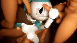 1girls 3boys 3d 3d_(artwork) android cowgirl_position cup4eney female handjob jenny_wakeman male my_life_as_a_teenage_robot nickelodeon robot sex smooth_skin source_filmmaker xj-9