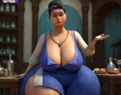 ai_generated bbw chubby dreamworks huge_ass huge_breasts latina matronai_(artist) netflix puss_in_boots_(dreamworks) señora_zapata shrek_(series) the_adventures_of_puss_in_boots thick thick_thighs