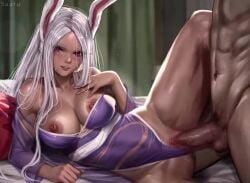 abs animated athletic athletic_female big_breasts big_penis bouncing_breasts erect_penis erection heavy_breathing huge_breasts huge_cock indoors large_breasts large_penis miruko missionary missionary_position my_hero_academia nude nude_female nude_male on_bed pecs penetration pubic_hair pussy rumi_usagiyama sex stealth_sex steam steamy_breath suuru sweat sweatdrop sweating sweaty sweaty_breasts swimsuit tagme thick_penis vagina vaginal_penetration vaginal_penetration vaginal_sex video