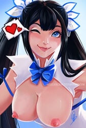 hestia (danmachi) from dungeon ni deai wo motomeru no wa machigatteiru darou ka by olchas