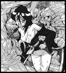 aruni bleach kuchiki_rukia monochrome tagme