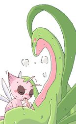 celebi grovyle mikazuki_karasu pokémon_(species) pokemon pokemon_(species) pokemon_mystery_dungeon shiny_pokemon