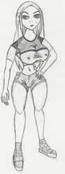 dc_comics smooth_skin tagme teen_titans terra