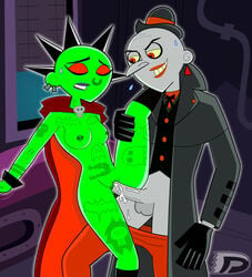 danny_phantom darkdp female lydia_(danny_phantom) male smooth_skin tagme