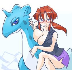 2d artist_request casual elite_four female female_focus feral fully_clothed gif glasses human human_only lapras lorelei_(pokemon) lorelei_(pokemon_frlg) no_penetration no_sex pokemon pokemon_(species) pokemon_rgby source_request static_gif tagme