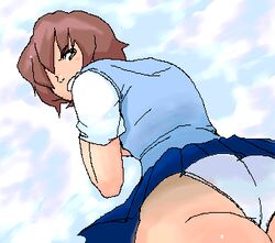 hiromi neko_no_ongaeshi panties short_skirt studio_ghibli tagme the_cat_returns upskirt