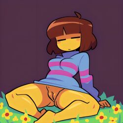 female frisk from undertale