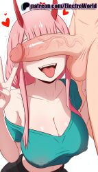zero two (darling in the franxx) from darling in the franxx by electroworld