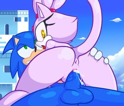 blaze the cat from sonic (series) by thanu