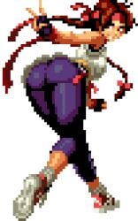 yuri sakazaki from art of fighting by tizo-k1