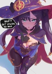 mona (genshin impact) from genshin impact by anonds31