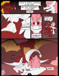 anal anal_sex anthro comic dialogue dmann892 dragon duo fizzle_(mlp) friendship_is_magic garble_(mlp) male my_little_pony penetration yaoi