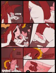 anal anal_sex anthro comic dmann892 dragon duo fizzle_(mlp) friendship_is_magic furry futa_on_male futanari garble_(mlp) male my_little_pony penetration penis rape reach_around yaoi