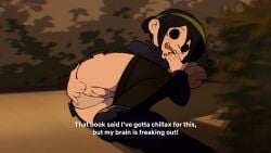 1girls anal anal_fingering anus asian asian_female black_hair dialogue female female_only knives_chau koturitsu masturbation panties panties_aside pussy scott_pilgrim text
