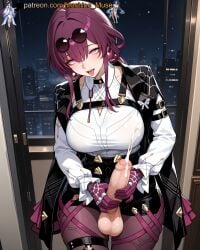 1futa 1futanari adult adult_female ahe_gao ahegao ahegao_face ai_generated balls ballsack big_breasts boobs breasts bust busty busty_female busty_girl cock cum dick dickgirl ejaculating ejaculating_cum ejaculation female foreskin futa futa_masturbation futanari futanari_masturbation girl gloves hair_between_eyes handjob honkai:_star_rail honkai_(series) hoyoverse kafka_(honkai:_star_rail) large_breasts long_sleeves machine_muse masturbation mature mature_body mature_female mihoyo open_mouth orgasm orgasm_face penis purple_eyes purple_hair rolling_eyes semen sexy sexy_body short_hair sleeves solo sperm sunglasses sunglasses_on_head testicles tits tongue_out trans trans_woman uncensored watermark wavy_hair