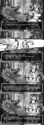 2026 arniro arniro111 asphyxiation coiled coiled_tail coiling comic constriction english_text female female_only female_prey full_color restrained saliva saliva_trail snake snake_tail swamp tagme unwilling_prey unwilling_vore vore vore_comic